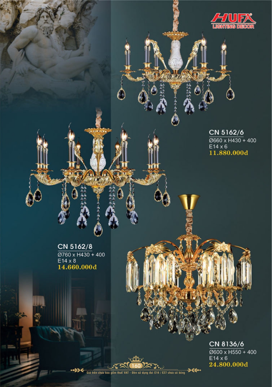 Bảng giá đèn trang trí HUFA